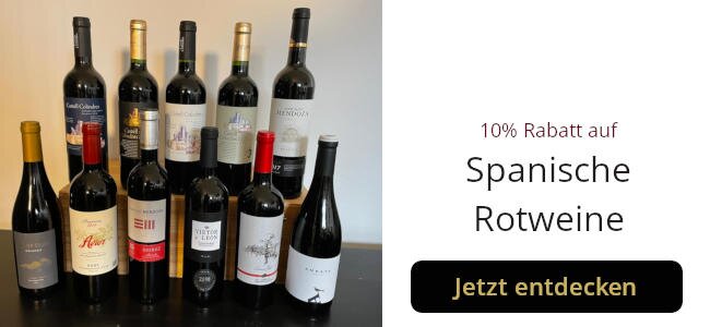 10 % Rabatt auf Spanische Rotweine