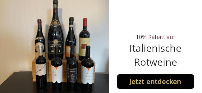 10% Rabatt auf Italienische Rotweine