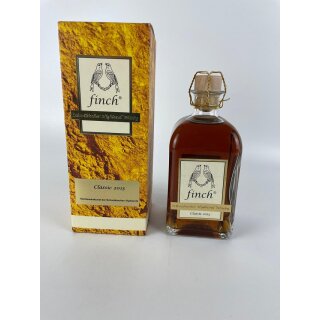 Destillateur Hans-Gerhard Fink "finch" Classic 2013 Schwäbischer Highland Whisky Aged 5 Years 0,50L 40,0% Vol. Alc.
