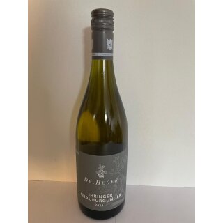 Weingut Dr. Heger Ihringer Grauburgunder 2023 VDP. Ortswein 0,75L 12,5% Vol. Alc.