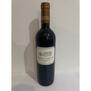 Chateau Carignan 2007 PREMIÉRES CÔTES DE BORDEAUX 0,75L 13,5%  Vol. Alc