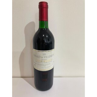 ARNAUD DE VILLENEUVE 1996 Cotes Du Roussillion  0,75L  12,5%  Vol. Alc.